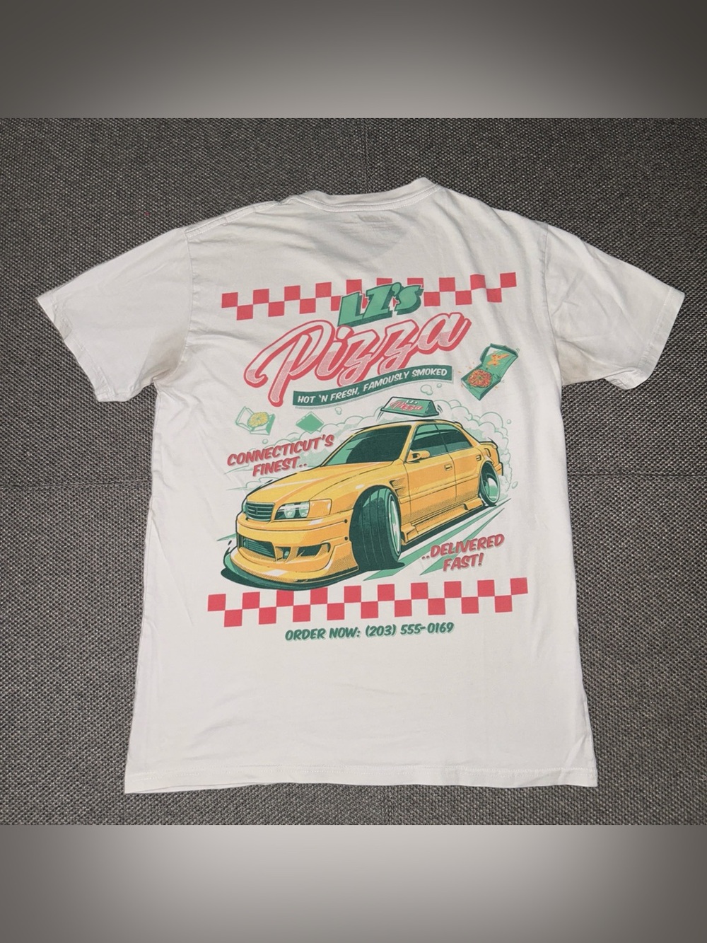 Rare Toyota Chaser Pizza Delivery JDM Car T Shirt size Medium